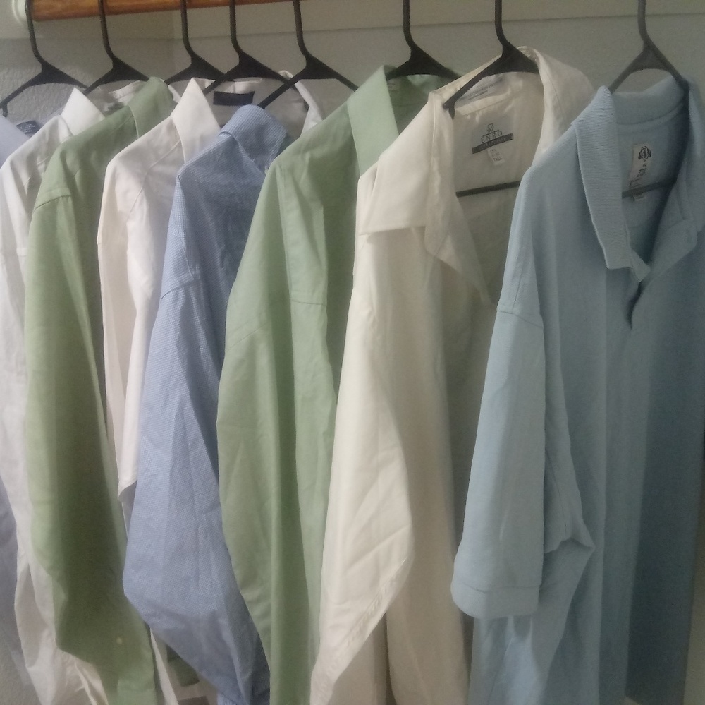 7 nice dress shirts all name brand